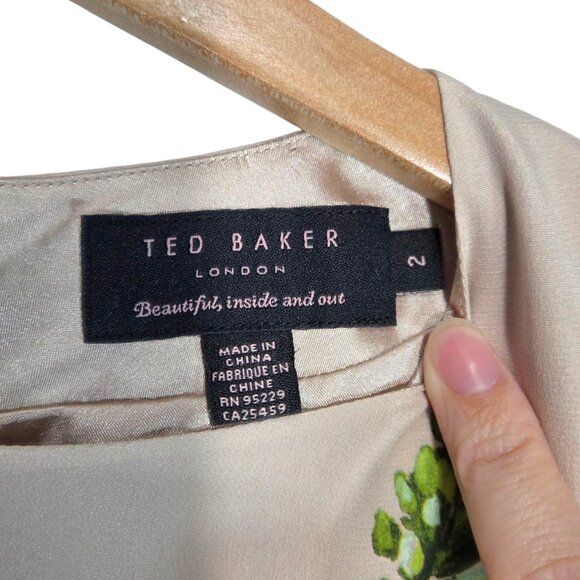 Ted Baker Sindee Foxglove Floral Shift Dress - Picture 7 of 11